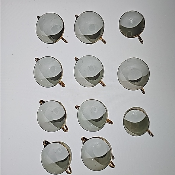 Haviland Limoges France Coffee Tea Cups Gold Silver Anniversary 11 pcs - Picture 11 of 11